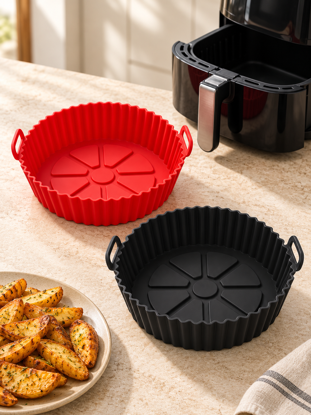 Airfryer için yanmaz silikon